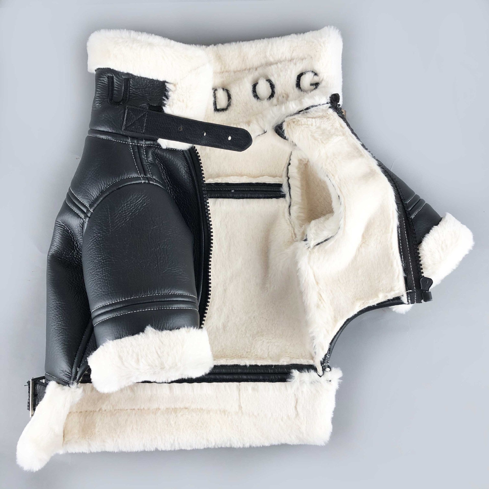 Leather Dog Jacket