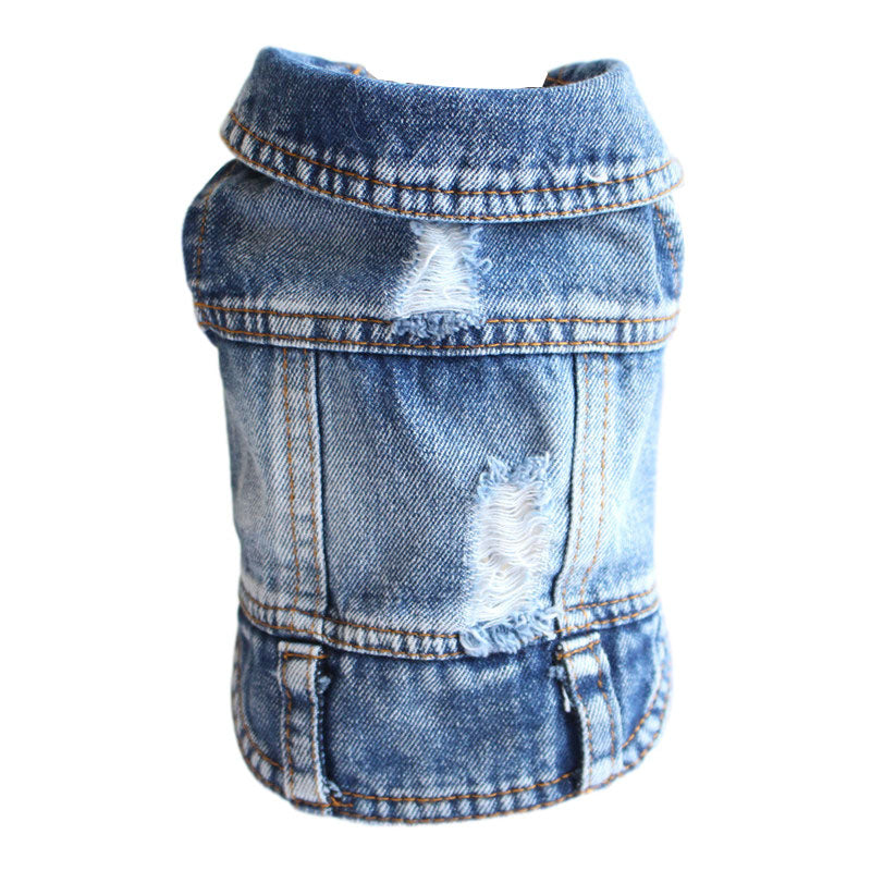 Denim Dog Vest