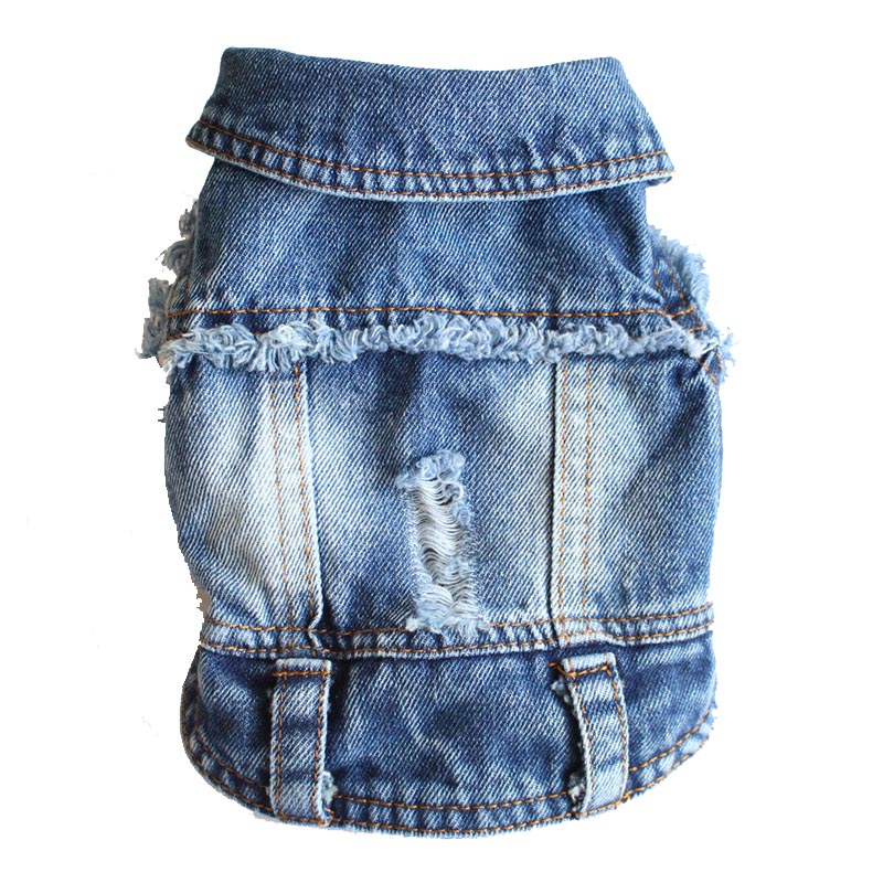 Denim Dog Vest