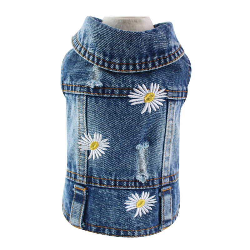 Denim Dog Vest