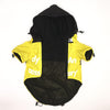 poodle in poodlein shop the dog face yellow windbreaker 